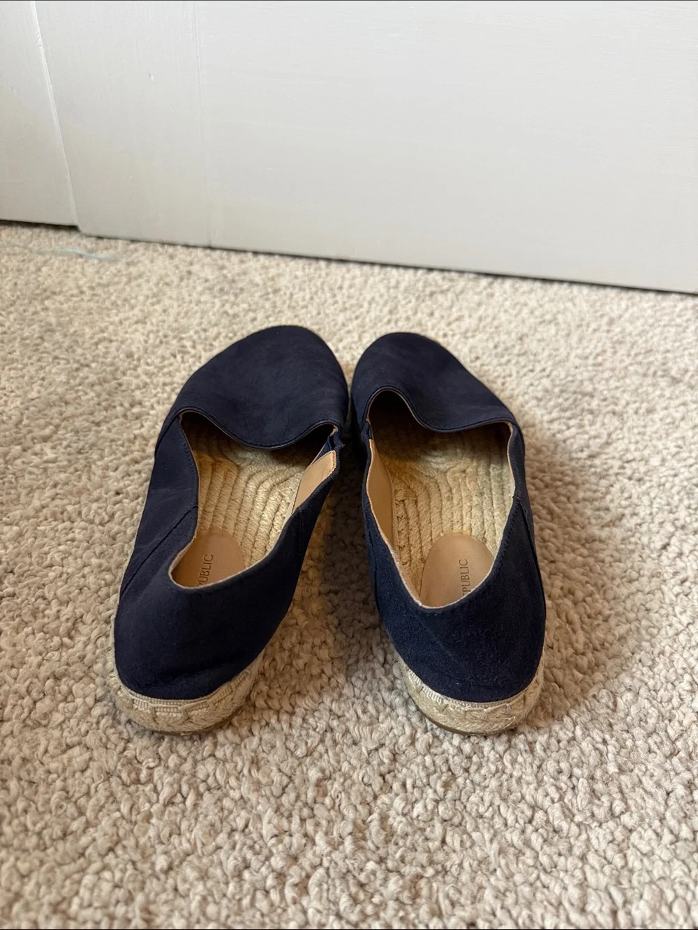 Banana Republic Navy Espadrille Flat